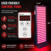EXESAS 120 LED, 600W Dual-Chip, Red Light Therapy Device for Full Body, 4-Wavelengths Infrared LED Panel for Skin, Weight, Pain, Wellness EXESAS