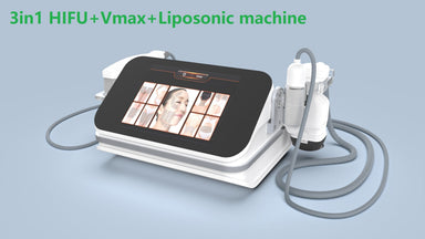 BRÜUN 3 in 1 4D HIFU Vmax Liposonic Professional Facial and Body Machine HC3-M
