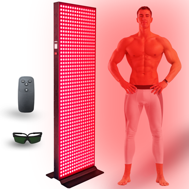 EXESAS   800 LED, 4000W Dual-Chip, Red Light Therapy Device for Full Body, 4-Wavelengths Infrared LED Panel for Skin, Weight, Pain, Wellness EXESAS