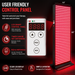 EXESAS   800 LED, 4000W Dual-Chip, Red Light Therapy Device for Full Body, 4-Wavelengths Infrared LED Panel for Skin, Weight, Pain, Wellness EXESAS
