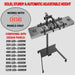 Horizontal/Vertical Powered Automatic Rolling Stand for EXESAS Red Light Therapy Panels, Auto Height Adjustment, (Panel Sold Separately) EXESAS