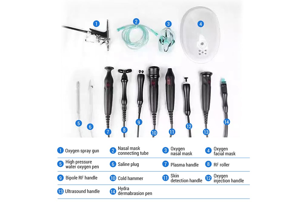 Konmison Hydra Dermabrasion Beauty Machine with Skin Analyzer 13-in-1