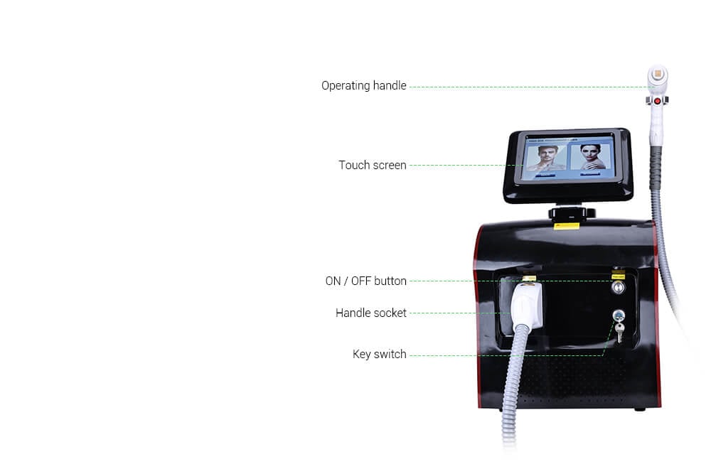 Konmison 5 Million Shots 808nm Diode Laser Hair Removal Machine