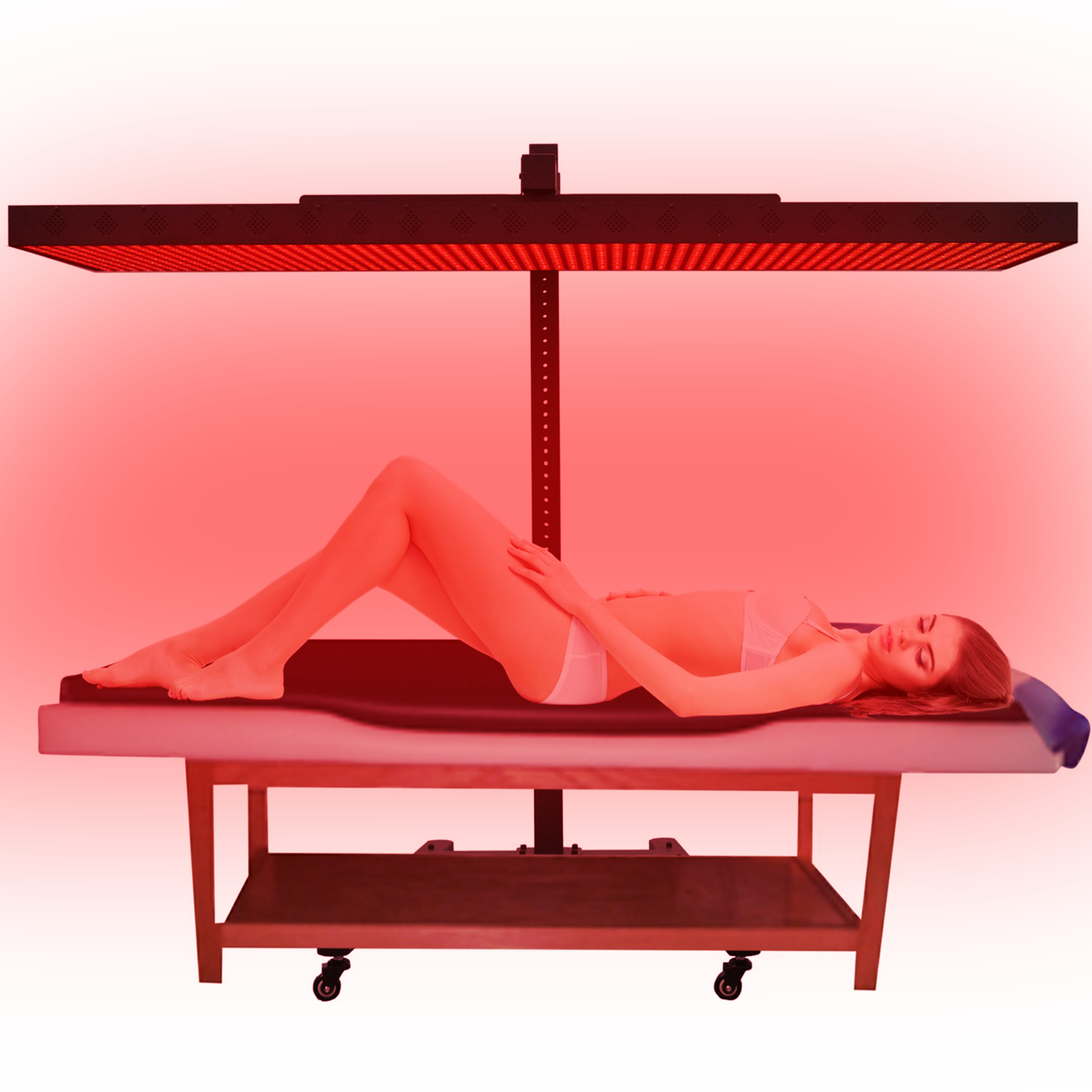 Horizontal  Rolling Stand for EXESAS Red Light Therapy Panels, Compatible only with EXESAS Panels. (Stand Only, Panel Sold Separately) EXESAS