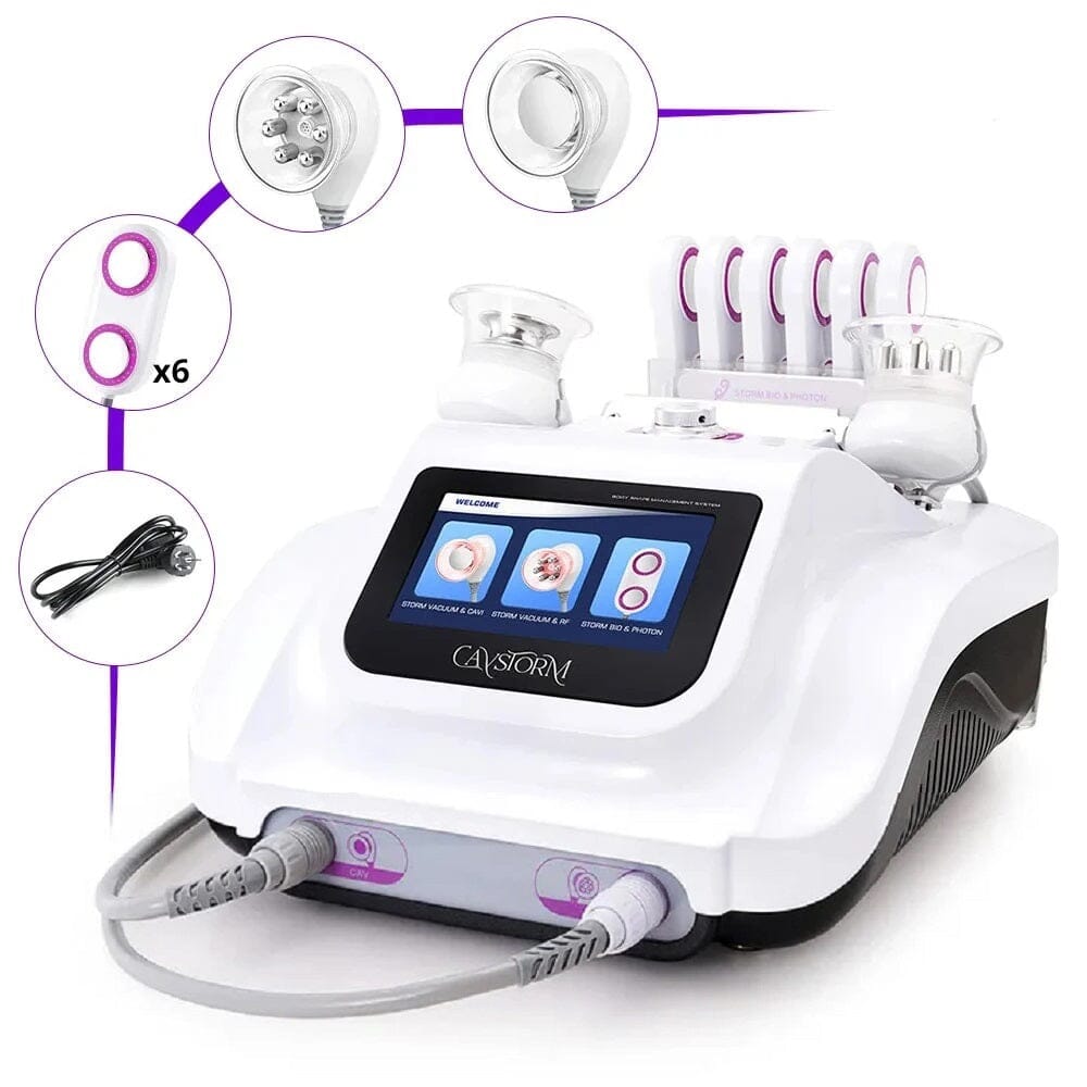 BRÜUN 40K Ultrasonic Cavitation Skin Rejuvenation 3.0 Microcurrent RF Vacuum Machine