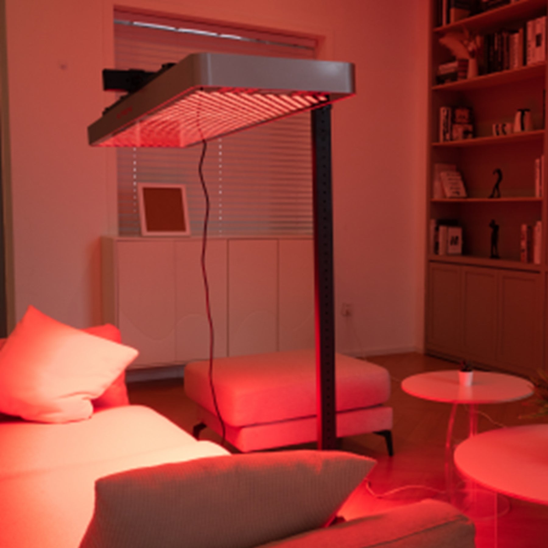 Horizontal/Vertical Powered Automatic Rolling Stand for EXESAS Red Light Therapy Panels, Auto Height Adjustment, (Panel Sold Separately) EXESAS