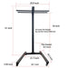 Horizontal  Rolling Stand for EXESAS Red Light Therapy Panels, Compatible only with EXESAS Panels. (Stand Only, Panel Sold Separately) EXESAS