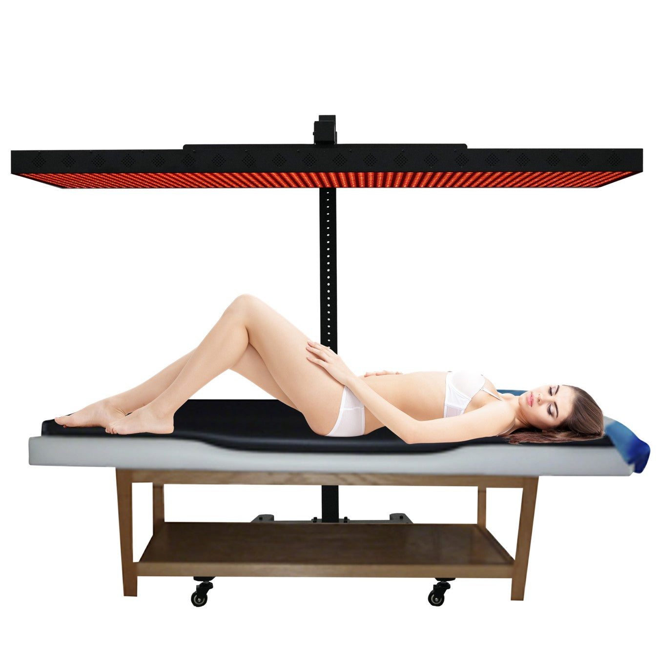 Horizontal  Rolling Stand for EXESAS Red Light Therapy Panels, Compatible only with EXESAS Panels. (Stand Only, Panel Sold Separately) EXESAS