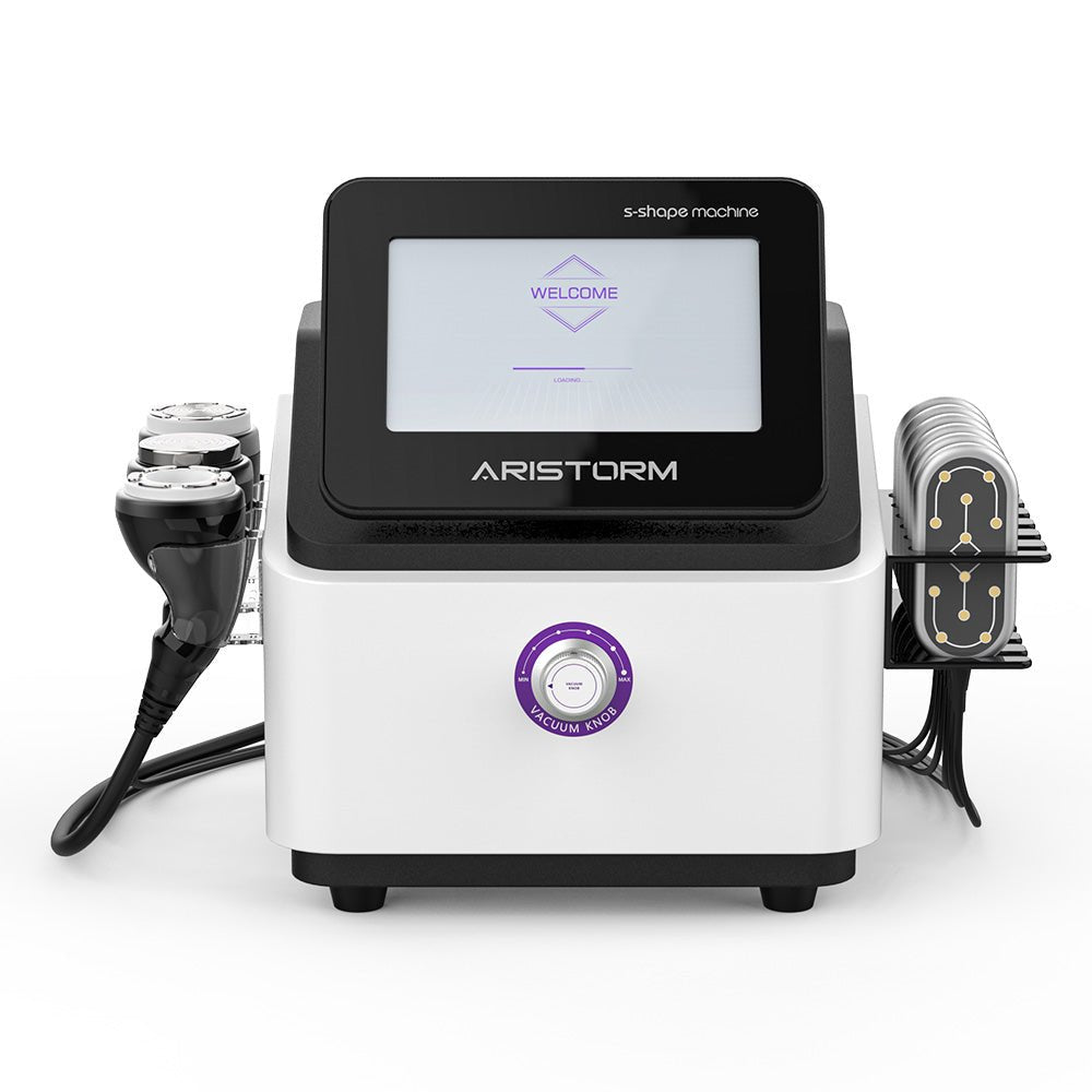 Aristorm 4-in-1 S-Shape Ultrasonic Cavitation & RF Lipo Laser System