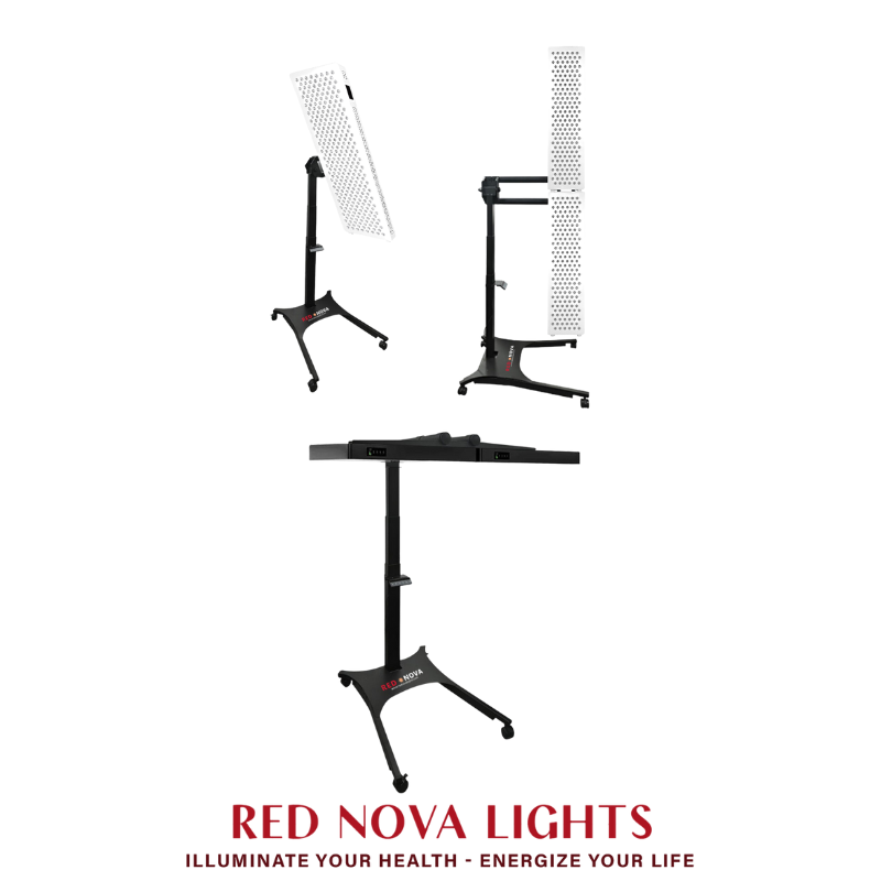 Red Nova Lights Premium Electric Mobile Stand for Red Light Panels