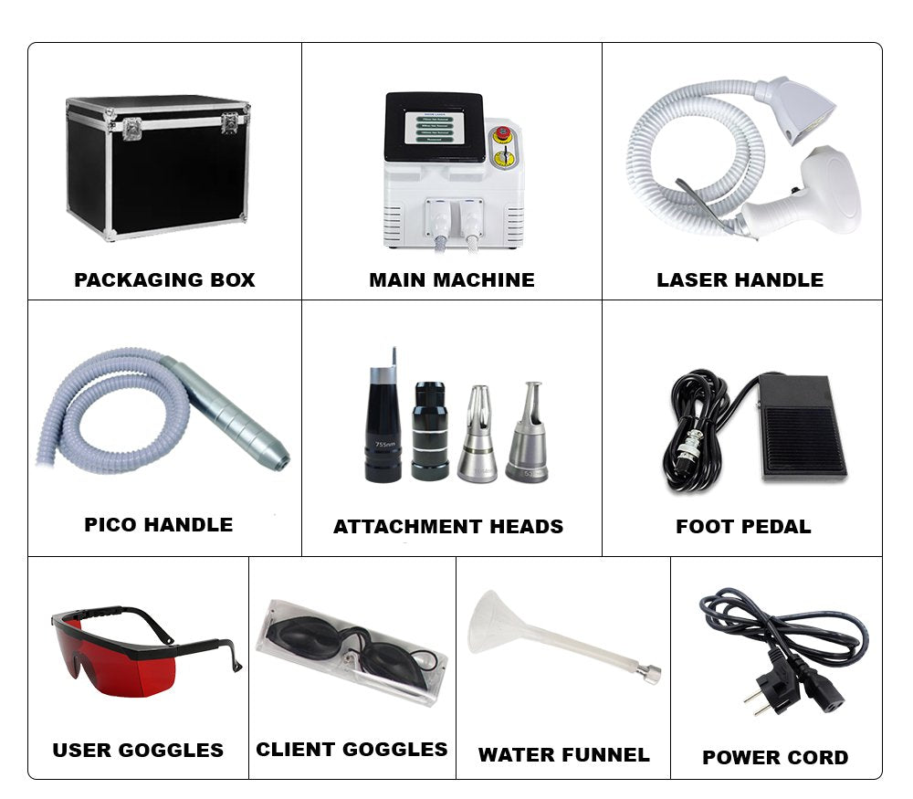 Shape Tactics 2-in-1 Picosecond Tattoo & 808nm Diode Laser System Cavitation Machines