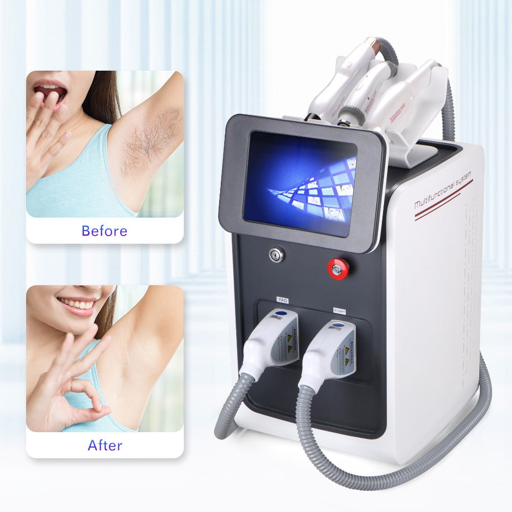 Shape Tactics 3-in-1 IPL SHR E-Light & YAG Laser System Cavitation Machines