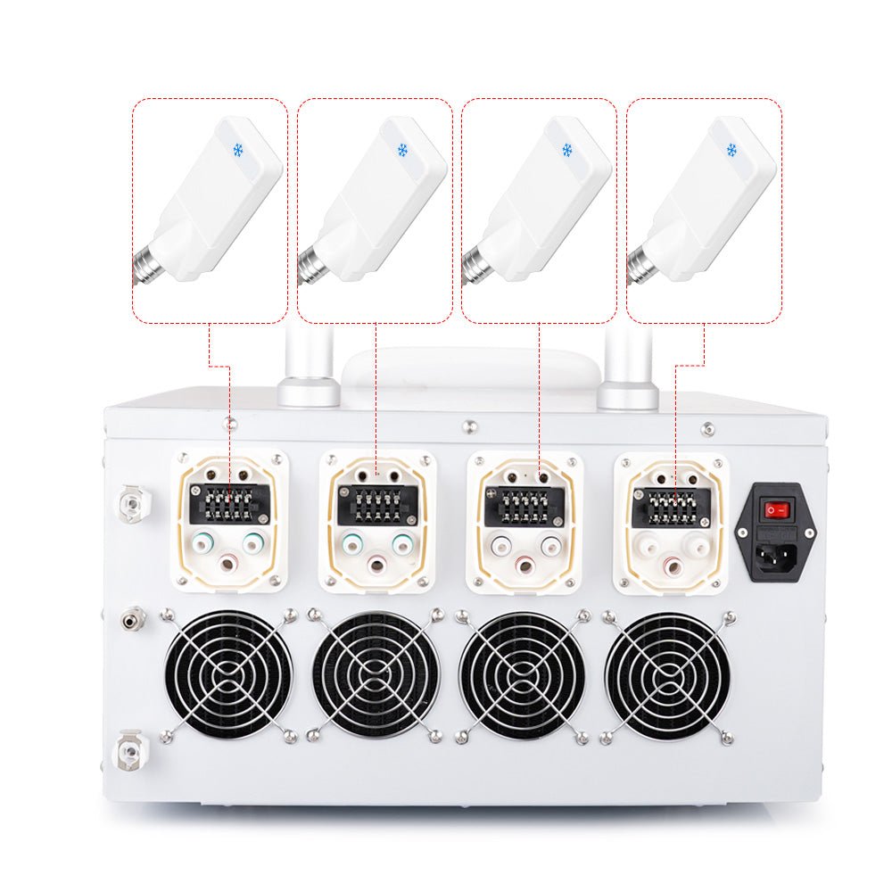 Shape Tactics 4-Pad Cryolipolysis Cold Contouring System Cavitation Machines