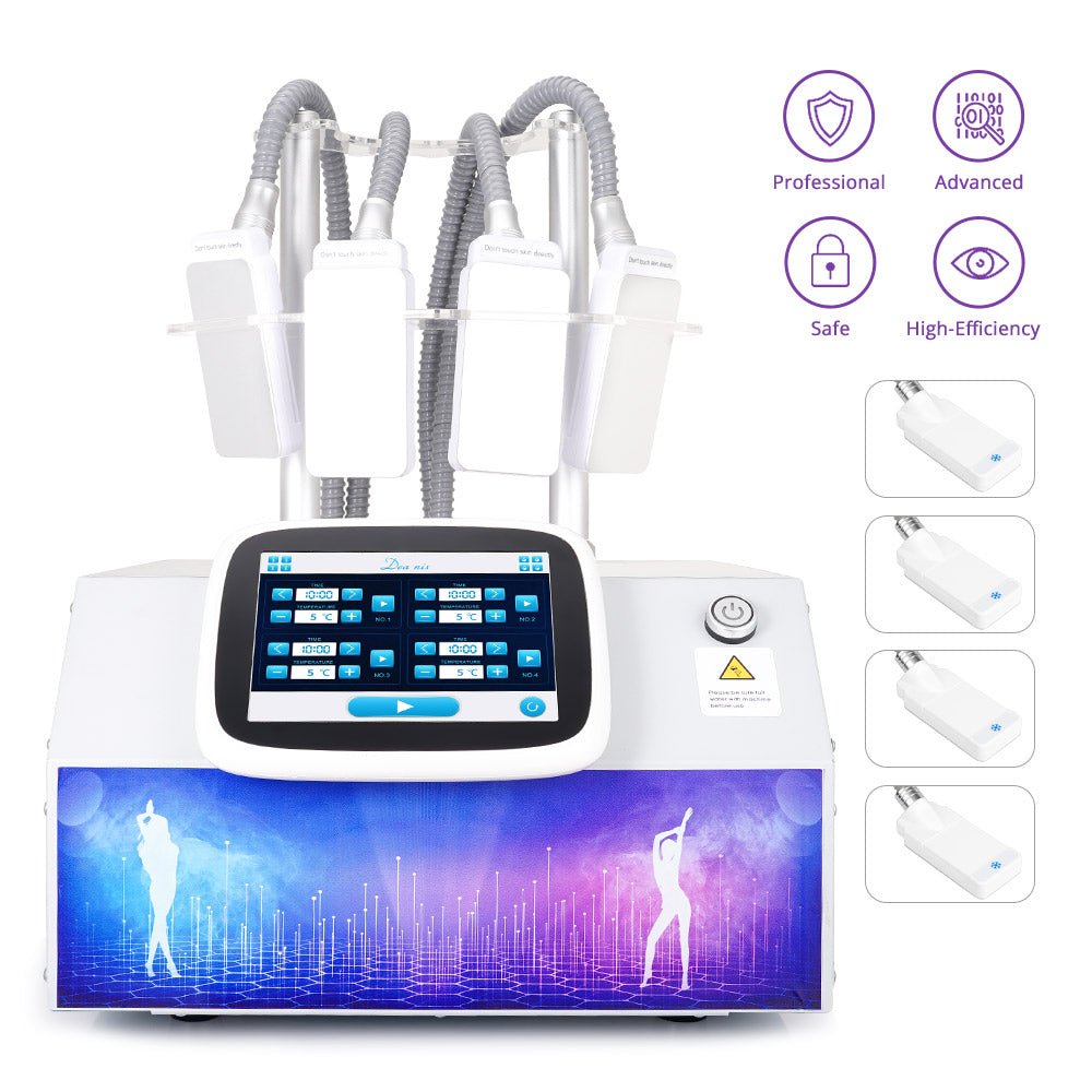 Shape Tactics 4-Pad Cryolipolysis Cold Contouring System Cavitation Machines