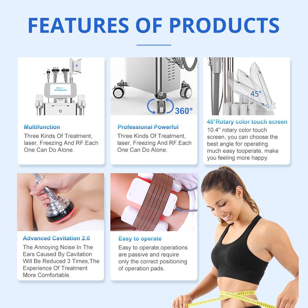 Shape Tactics 5-in-1 RF & 40K Cavitation Contouring System Cavitation Machines