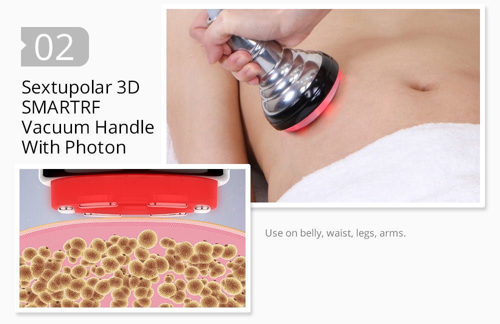 Shape Tactics 5-in-1 Unoisetion Cavitation 2.0 3D Smart Vacuum RF System Cavitation Machines
