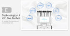 Shape Tactics 5-in-1 Unoisetion Cavitation 2.0 3D Smart Vacuum RF System Cavitation Machines