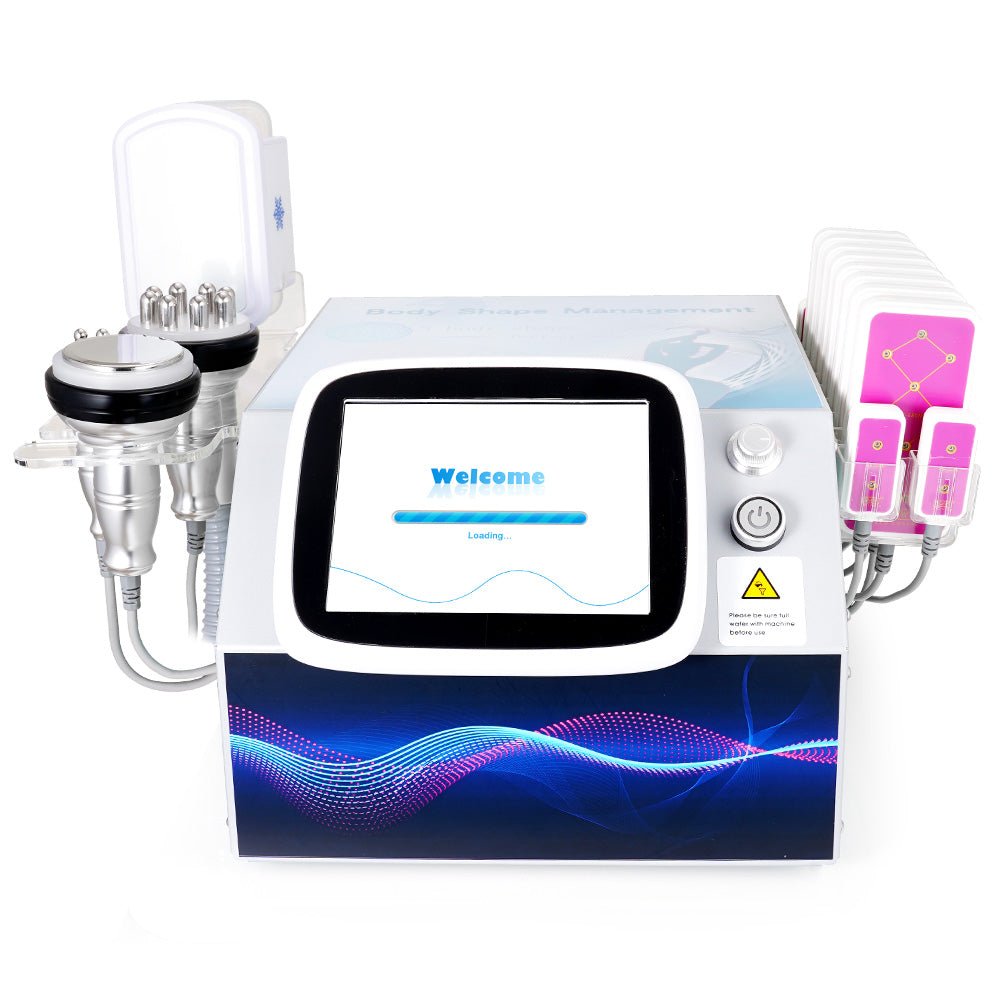 Shape Tactics 6-in-1 Cavitation RF Cryolipolysis Lipo Laser System Cavitation Machines