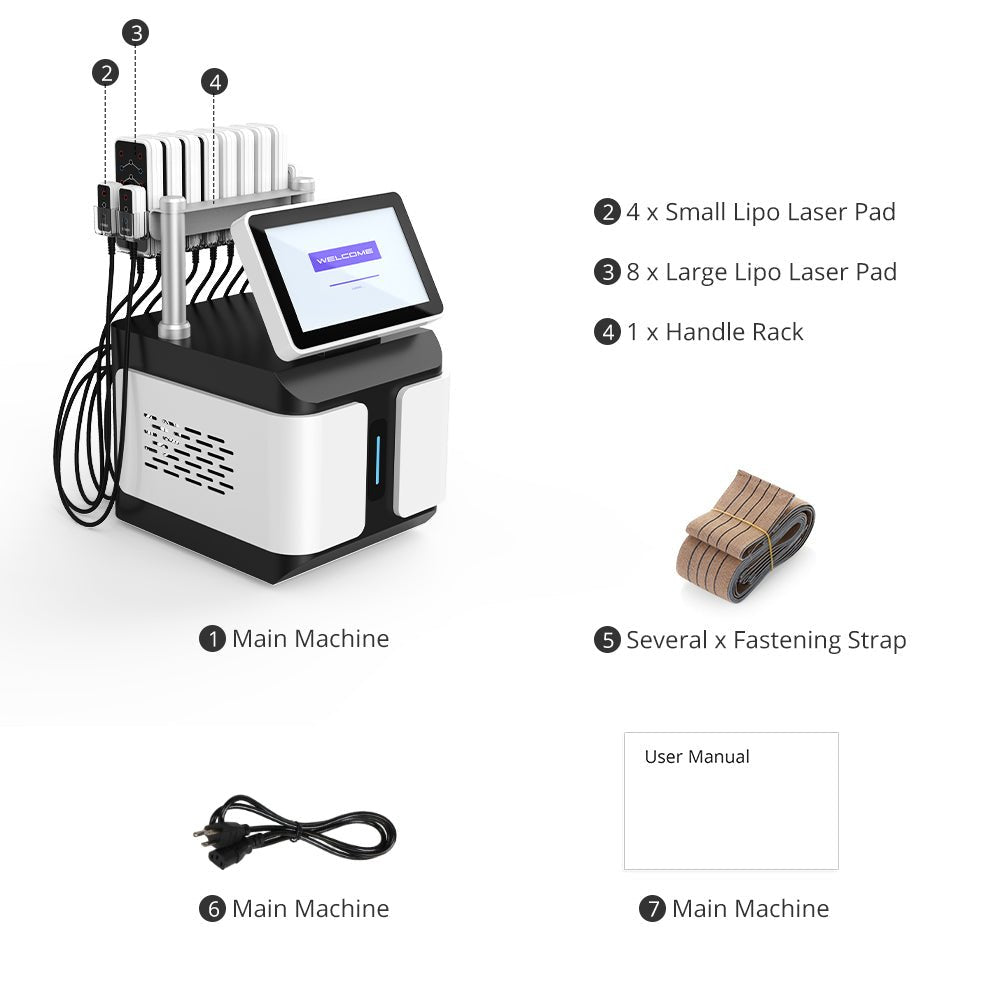 Shape Tactics 6D Body Sculpting LED Laser with 6 Wavelengths Cavitation Machines