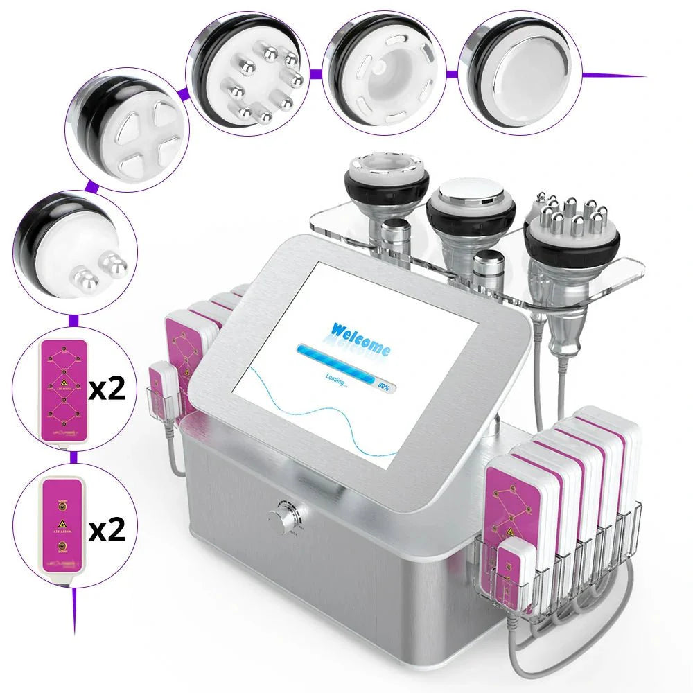 Shape Tactics 7-in-1 Ultrasonic Cavitation & RF System with 160mW Laser Cavitation Machines