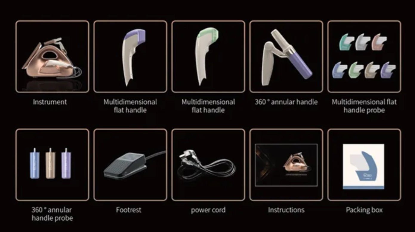 Shape Tactics Advanced 3-Handle Dual Control 12D HIFU System