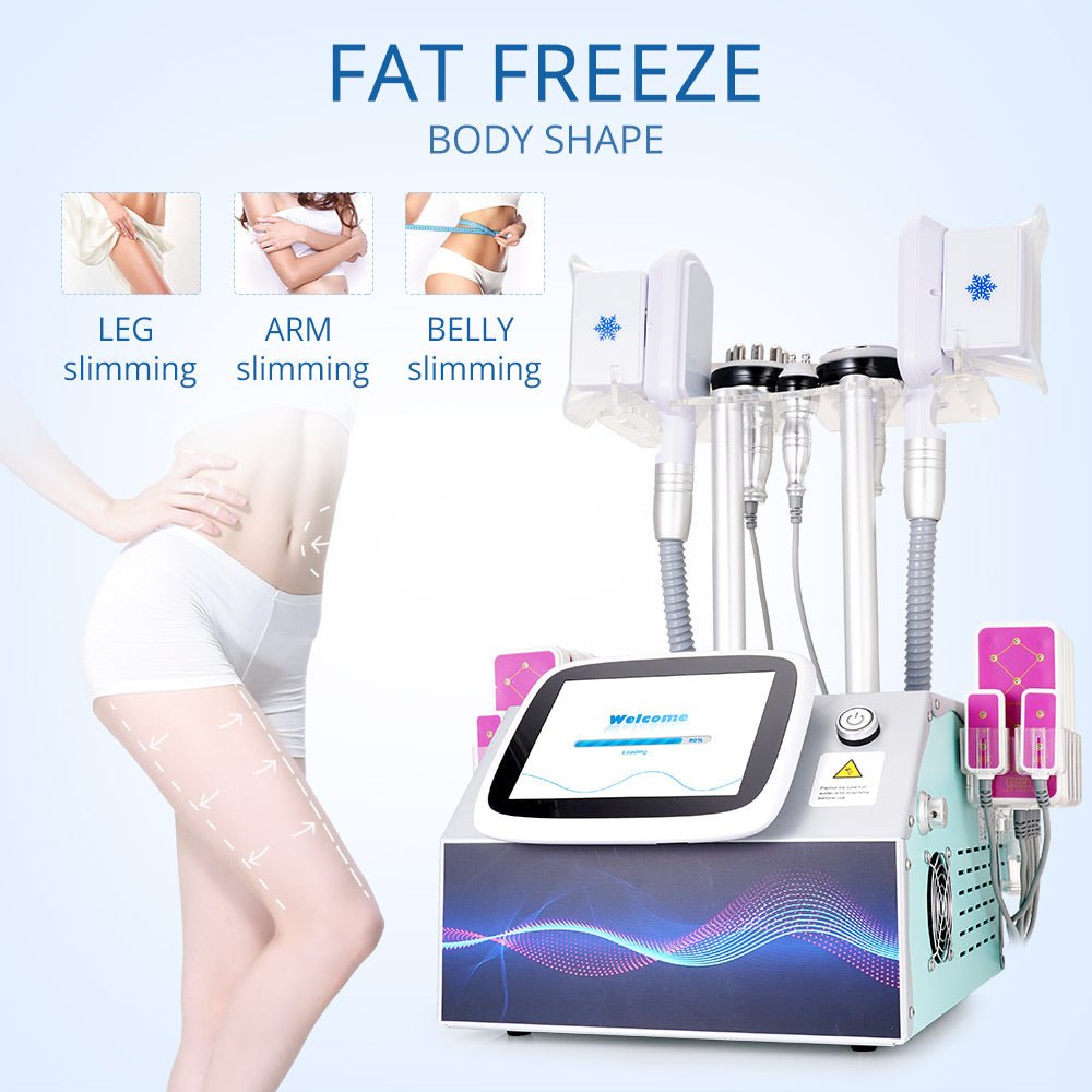 Shape Tactics Advanced 5-in-1 Cryolipolysis 40K Cavitation RF Lipo Laser System Cavitation Machines