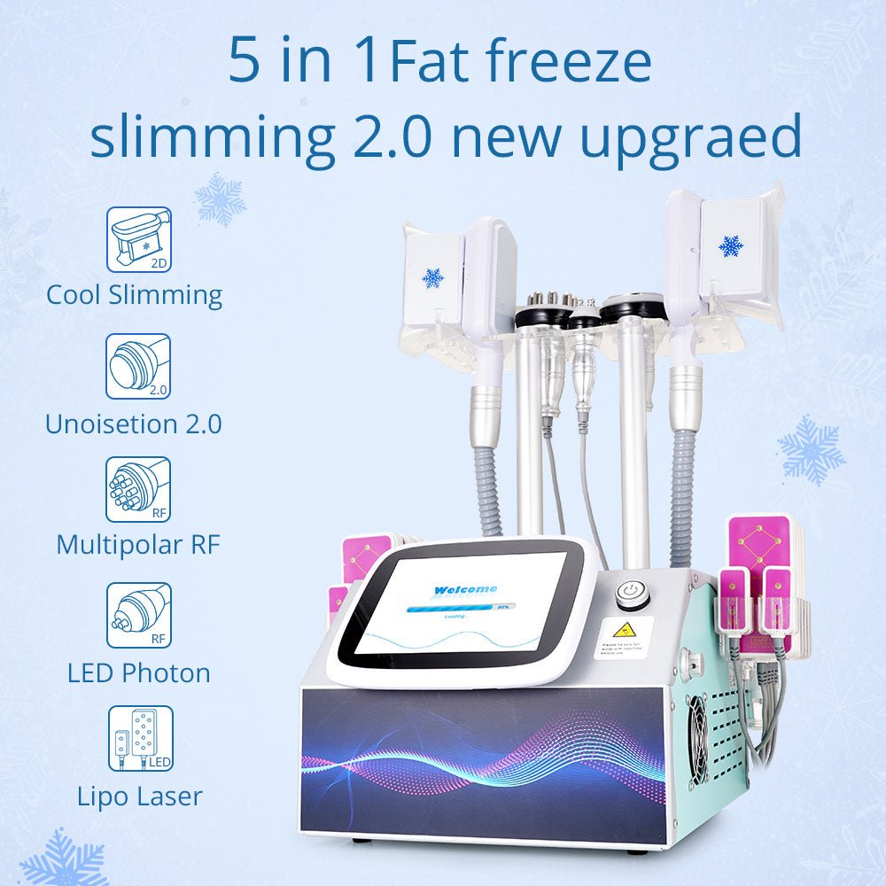 Shape Tactics Advanced 5-in-1 Cryolipolysis 40K Cavitation RF Lipo Laser System Cavitation Machines