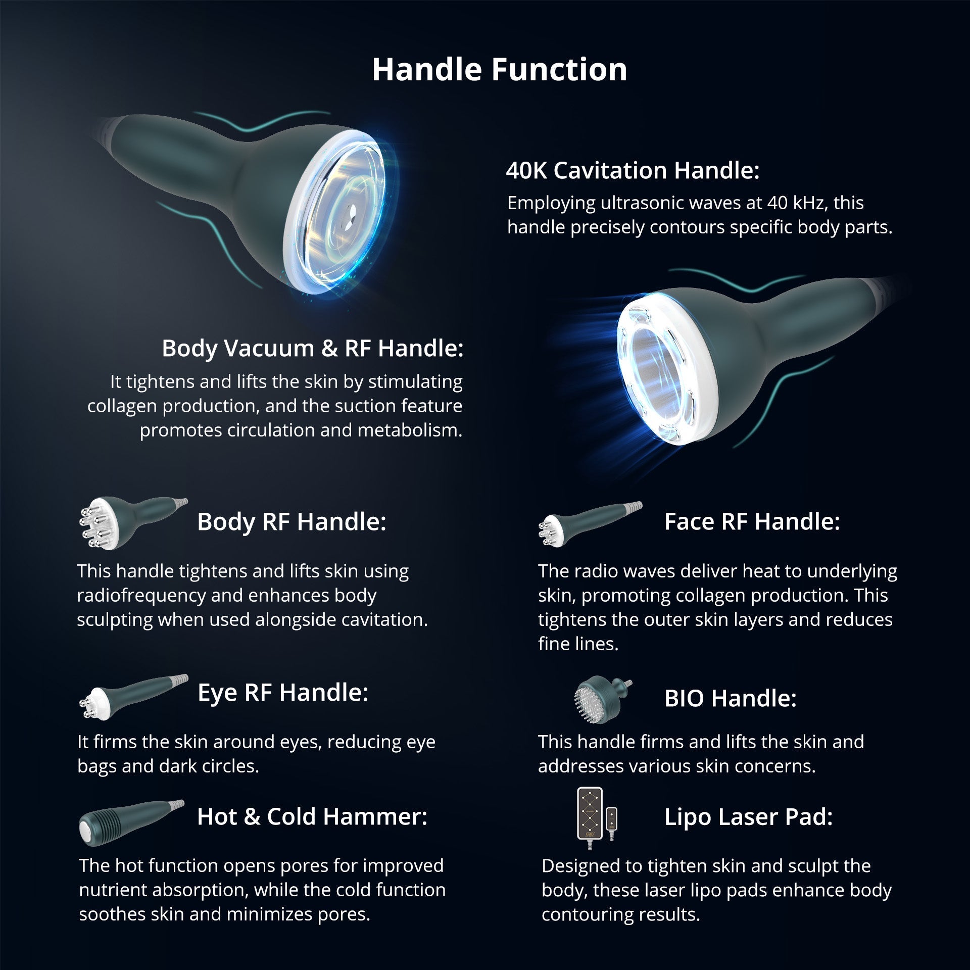 Shape Tactics Advanced 9-in-1 Ultrasonic Face and Body Contouring System