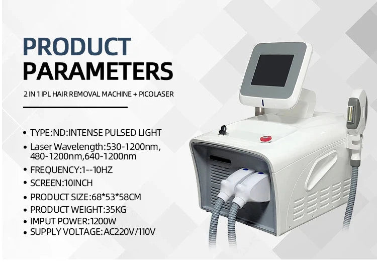 Shape Tactics IPL DPL OPT Hair Removal & Skin Rejuvenation System Cavitation Machines
