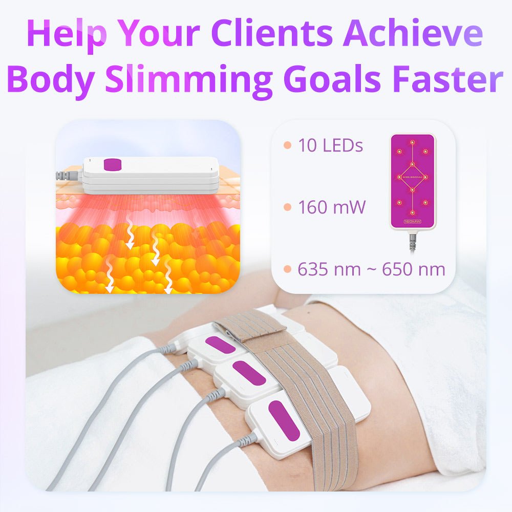 Shape Tactics Advanced 8 Pad 160mW LED Laser Lipo Therapy Cavitation Machines