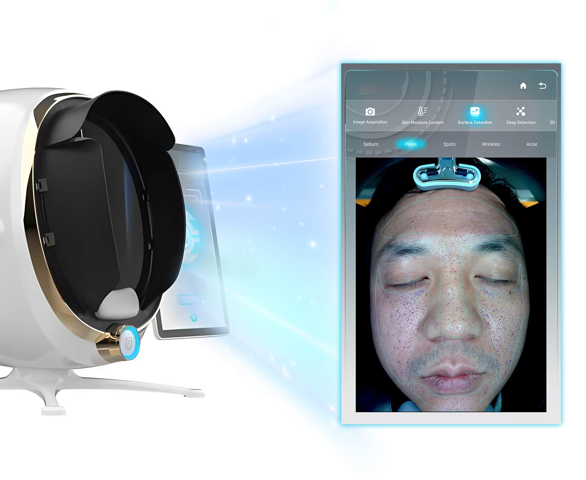 Shape Tactics Precision 3D Skin Analyzer with AI Face Mapping