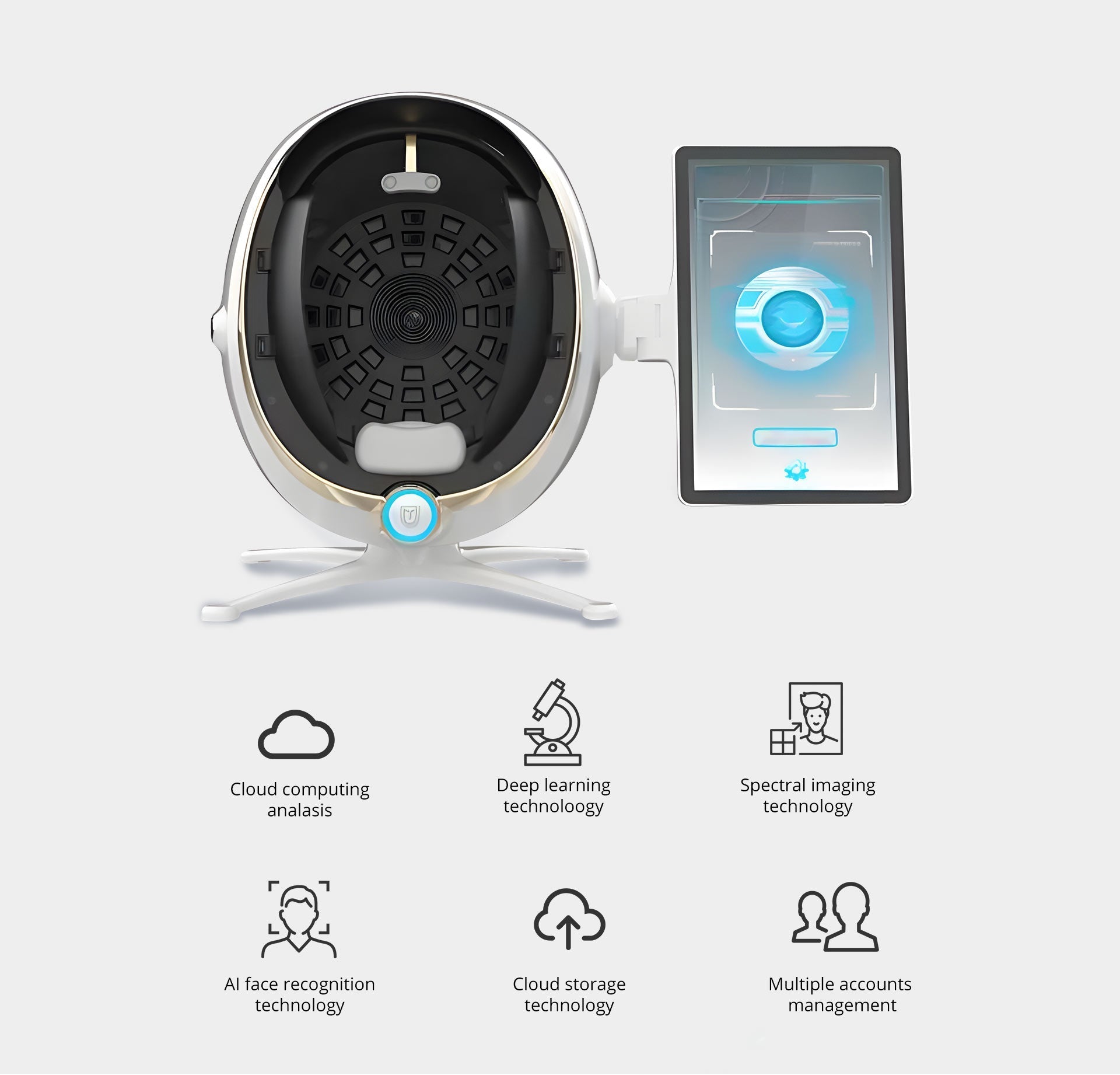 Shape Tactics Precision 3D Skin Analyzer with AI Face Mapping