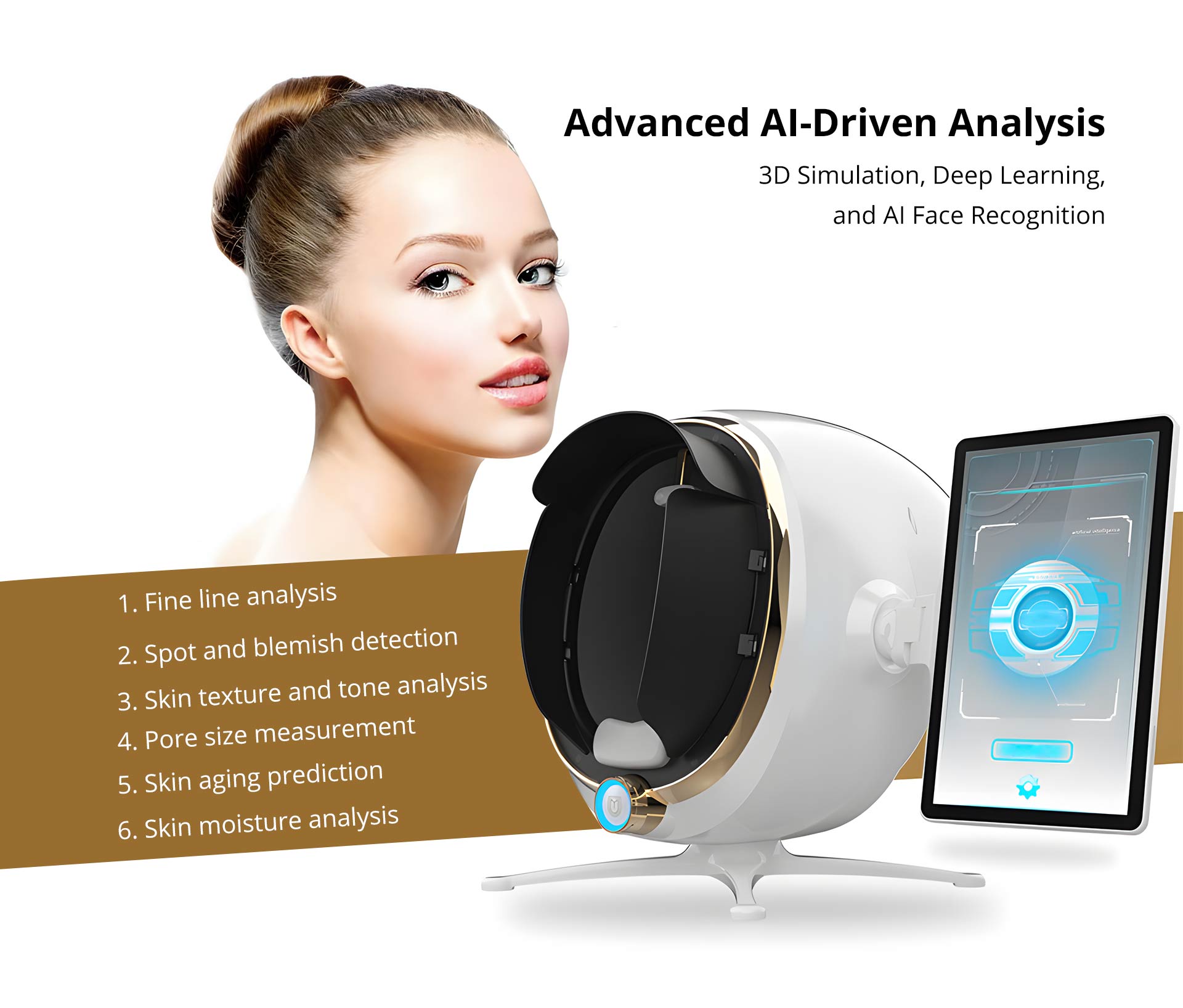 Shape Tactics Precision 3D Skin Analyzer with AI Face Mapping