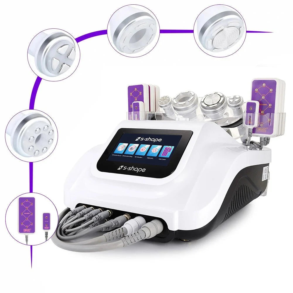 Shape Tactics S-Shape 30K Cavitation RF & 160mW Lipo Laser System Cavitation Machines