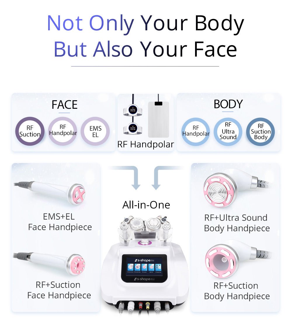 Shape Tactics S-Shape Pro 30K Cavitation RF Contouring System Cavitation Machines